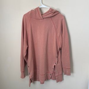 Aerie small oversized orange/rust hoodie